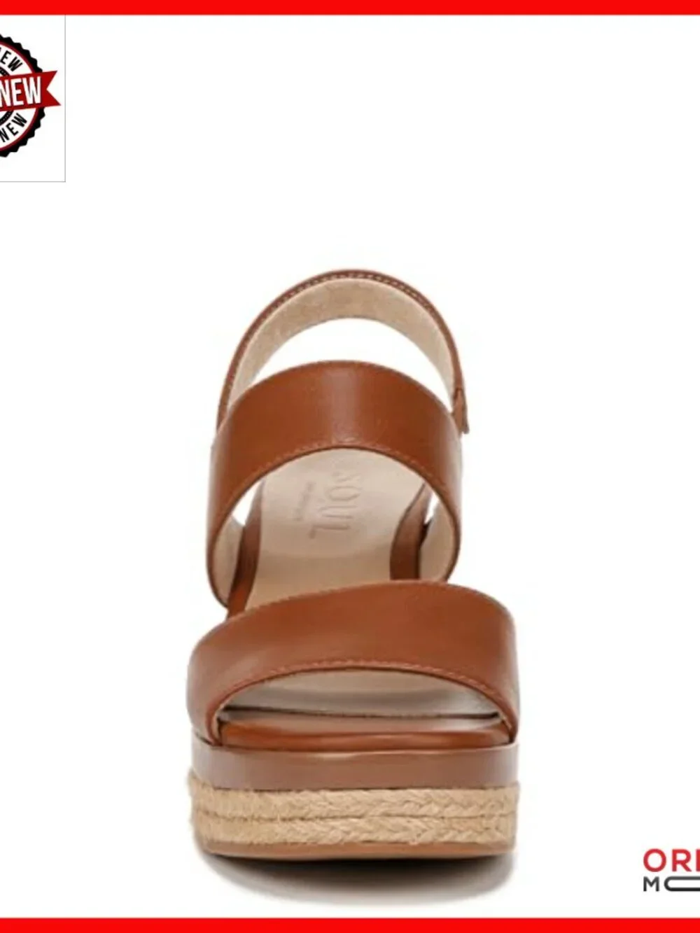 Slingback Heeled Sandals with Arch Support Platform Espadrille Details